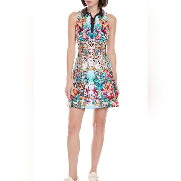 Johnny Was Active Polo Tank Mini Dress - Picture 1 of 9